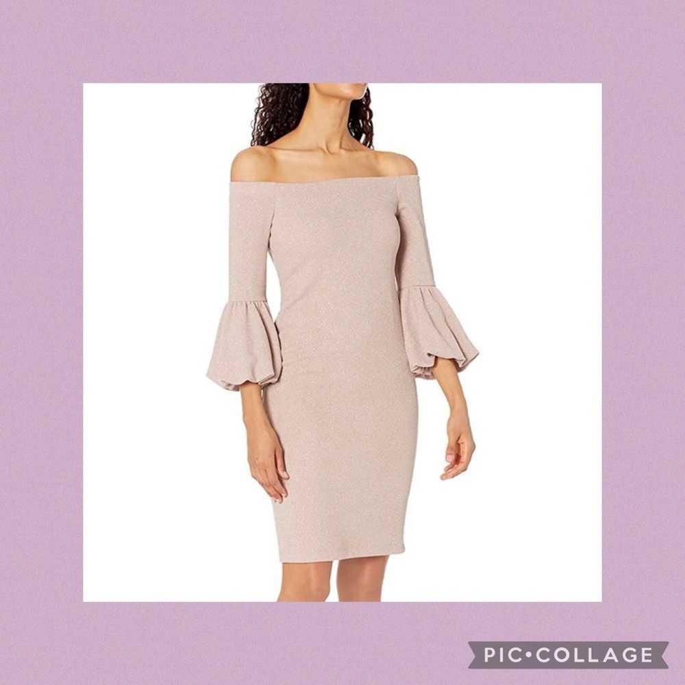 NWT Eliza J glittery cocktail dress